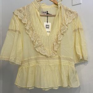 Zadig & Voltaire blouse with lace details